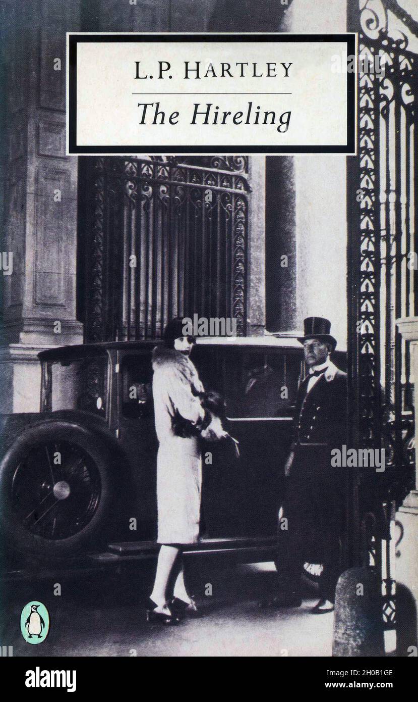 Couverture de livre.'The hiring' par L.P.Hartley. Banque D'Images
