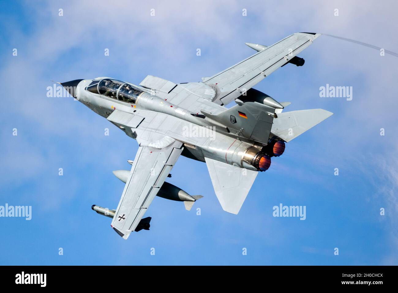 L'aviation allemande Panavia Tornado bombardier de TLG-33 Buchel décollage de la base aérienne de Leeuwarden.7 octobre 2021 Banque D'Images