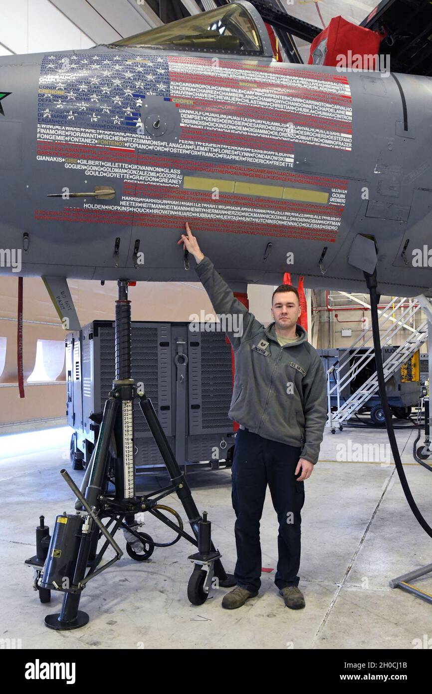 U.S. Air Force Tech.Sgt.Jendrysik, 104e Groupe de maintenance