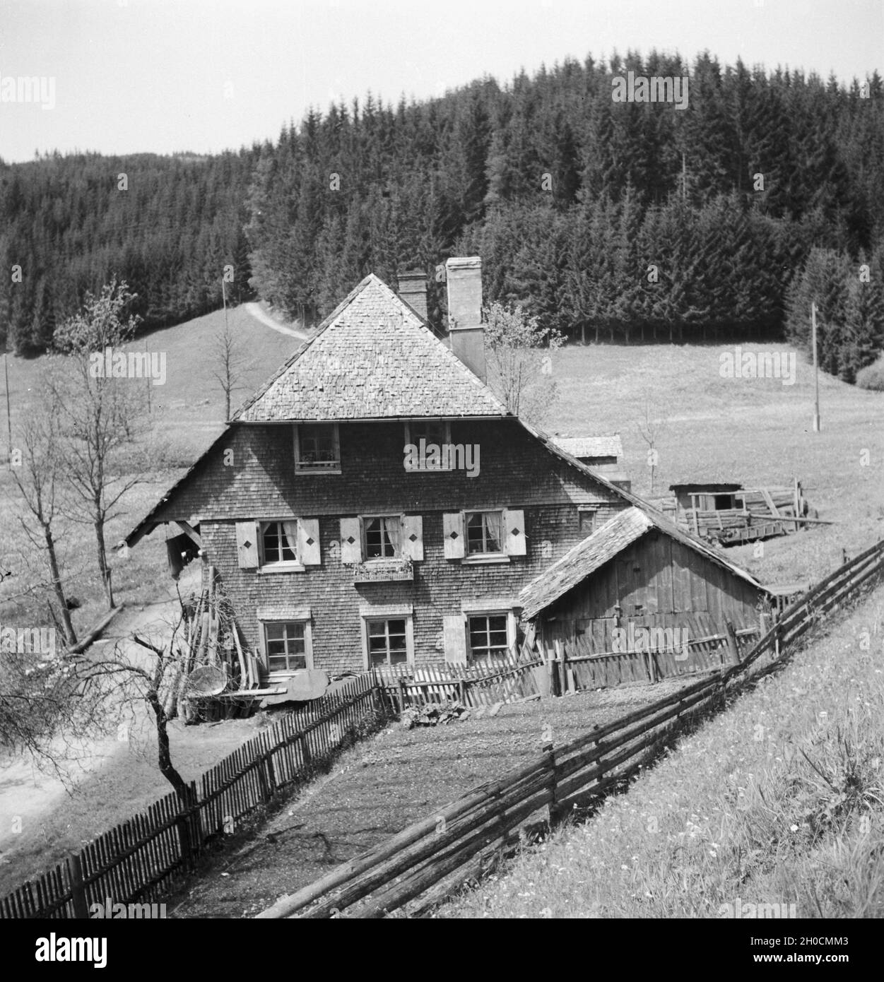 Ein Ausflug in den Südschwarzwald, Deutsches Reich 1930er Jahre. Un voyage dans le sud de la Forêt-Noire, Allemagne 1930. Banque D'Images