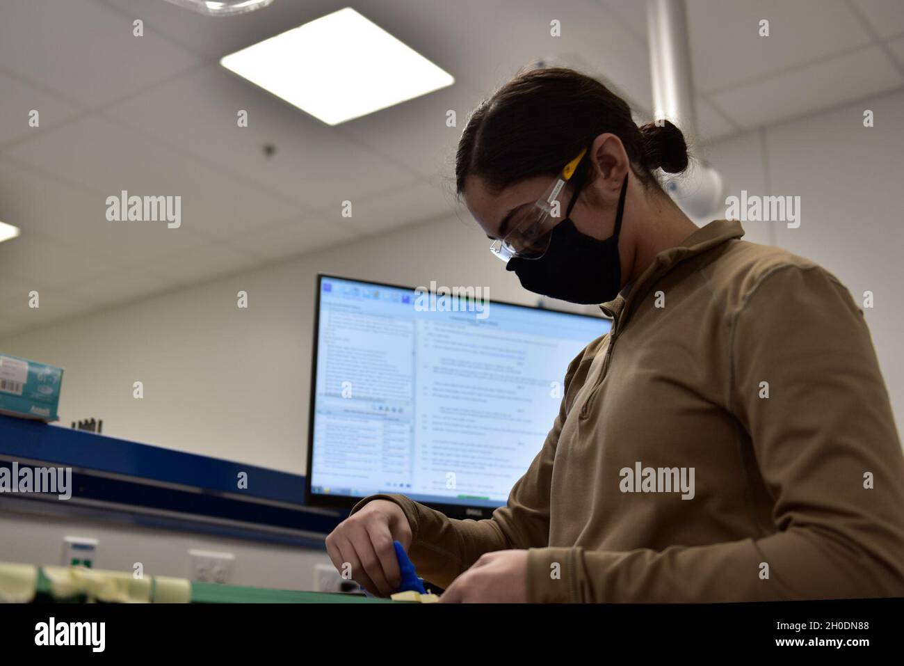Low observable aircraft structural maintenance Banque de photographies ...