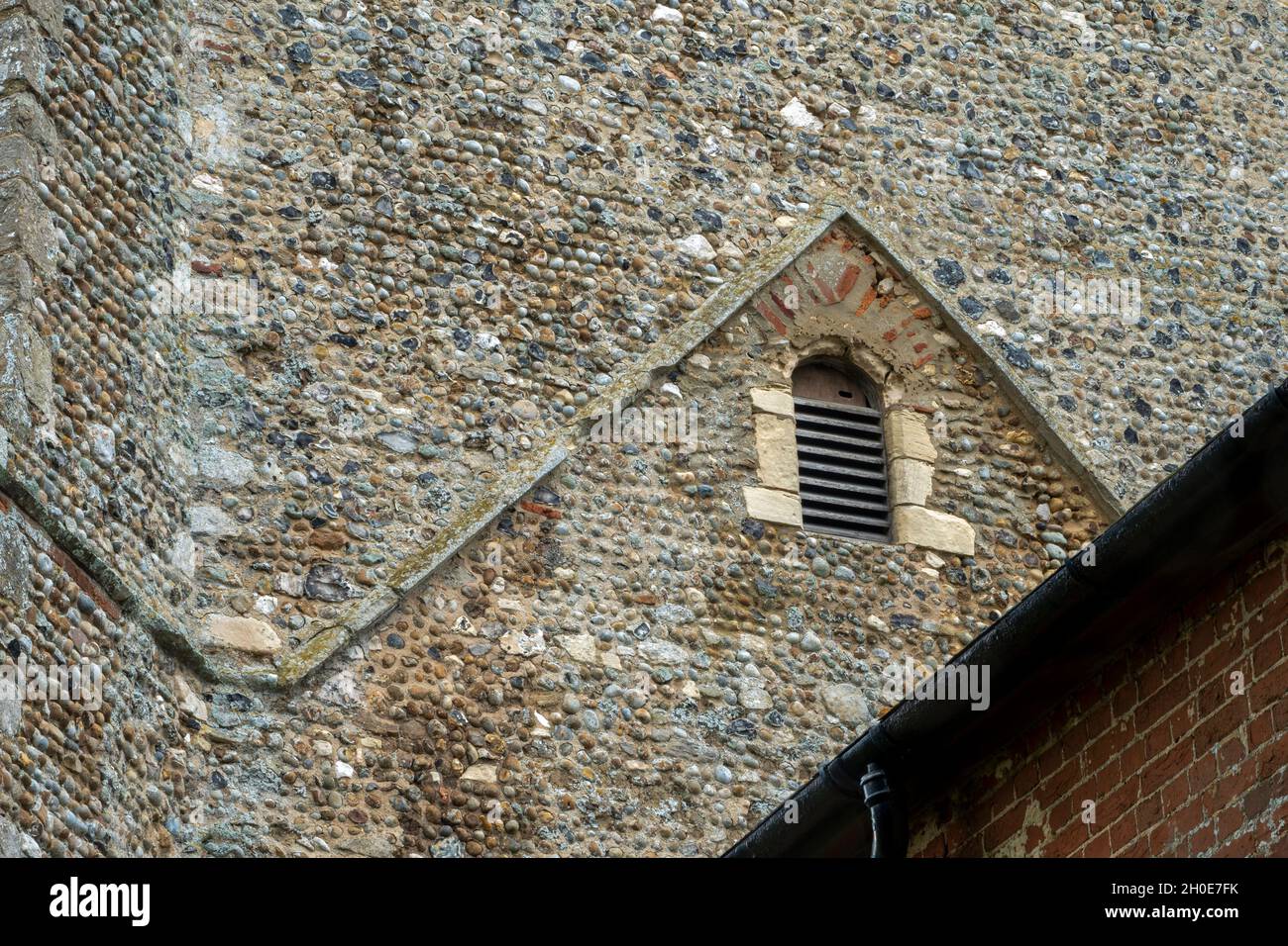 Église Sainte-Marie-la-Vierge, Bawdsey, Suffolk, Anglia est Banque D'Images