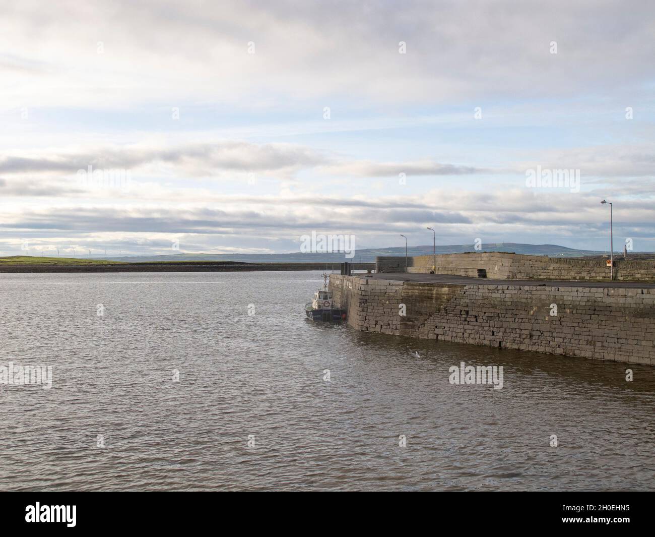 Cappagh Pier dans le comté de Kilrush Clare Irlande Banque D'Images