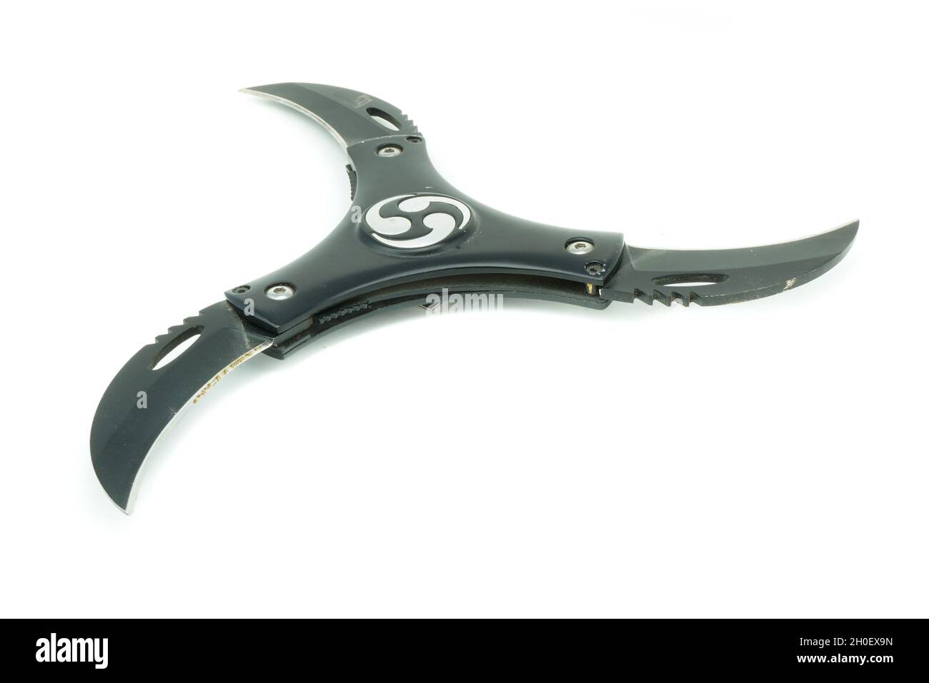 Ancien pistolet isolé Banque D'Images