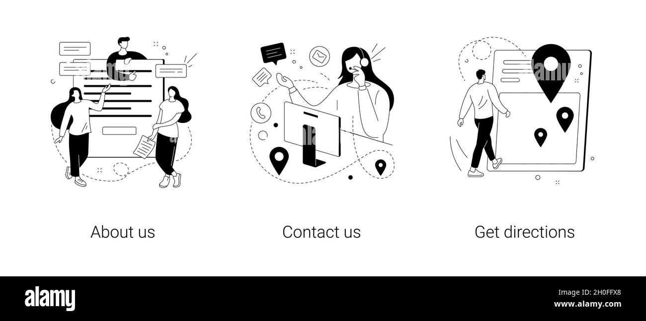 Informations sur l'entreprise illustrations vectorielles abstraites. Illustration de Vecteur