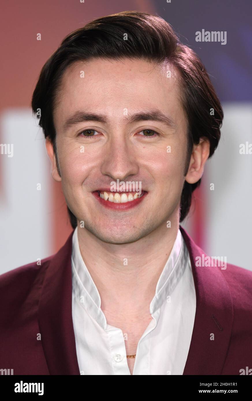 12 octobre 2021, Londres, Royaume-Uni.Christian Lees arrive à la première fantôme de l'Open, dans le cadre du BFI London film Festival, qui s'est tenu au Royal Festival Hall.Crédit : Doug Peters/EMPICS/Alamy Live News Banque D'Images