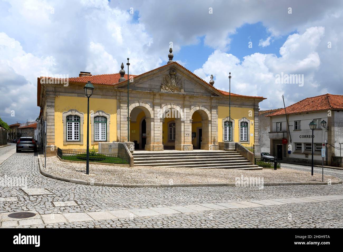 Hôtel de ville, ancien corps de Garde du XVIIIe siècle, Almeida, village historique autour de la Serra da Estrela, quartier de Castelo Branco, Beira, Portugal Banque D'Images