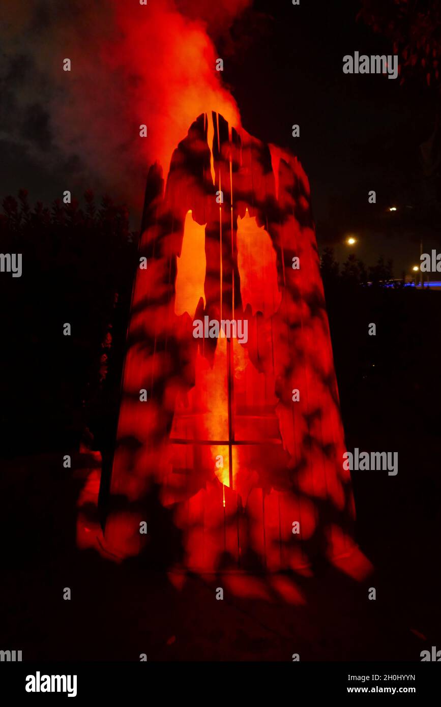 Buena Park, Californie, États-Unis 10 octobre 2021 Knott's Scary Farm Halloween hant le 10 octobre 2021 à Buena Park, Californie, États-Unis.Photo par Barry King/Alay stock photo Banque D'Images