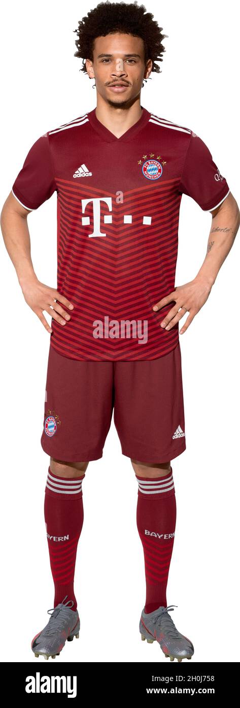 Munich, Allemagne.13 octobre 2021.Leroy SANE (FC Bayern Munich), image unique, découpe, prise de vue du corps entier, figure entière.USAGE ÉDITORIAL UNIQUEMENT !À DES FINS ÉDITORIALES UNIQUEMENT !Équipe FC Bayern Munich.Football 1.Bundesliga, saison 2021/2022 crédit: Peter Schreiber/FC Bayern Munich via Sven Simon Fotoagentur GmbH & Co. Pressefoto KG # Prinzess-Luise-Str.41 # 45479 M uelheim/R uhr # Tél0208/9413250 # Fax.0208/9413260 # GLS Banque # BLZ 430 609 67 # compte 4030 025 100 # IBAN DE75 4306 0967 4030 0251 00 # BIC GENODEM1GLS # www.svensimon.net./dpa/Alamy Live News Banque D'Images