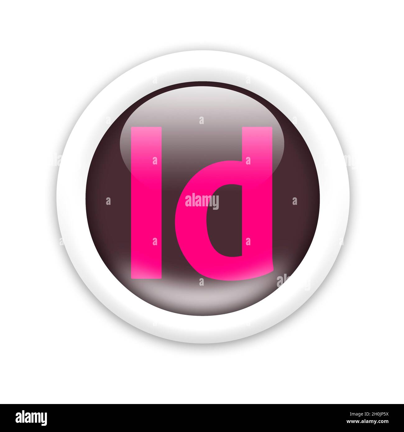 Logo Adobe InDesign Banque D'Images