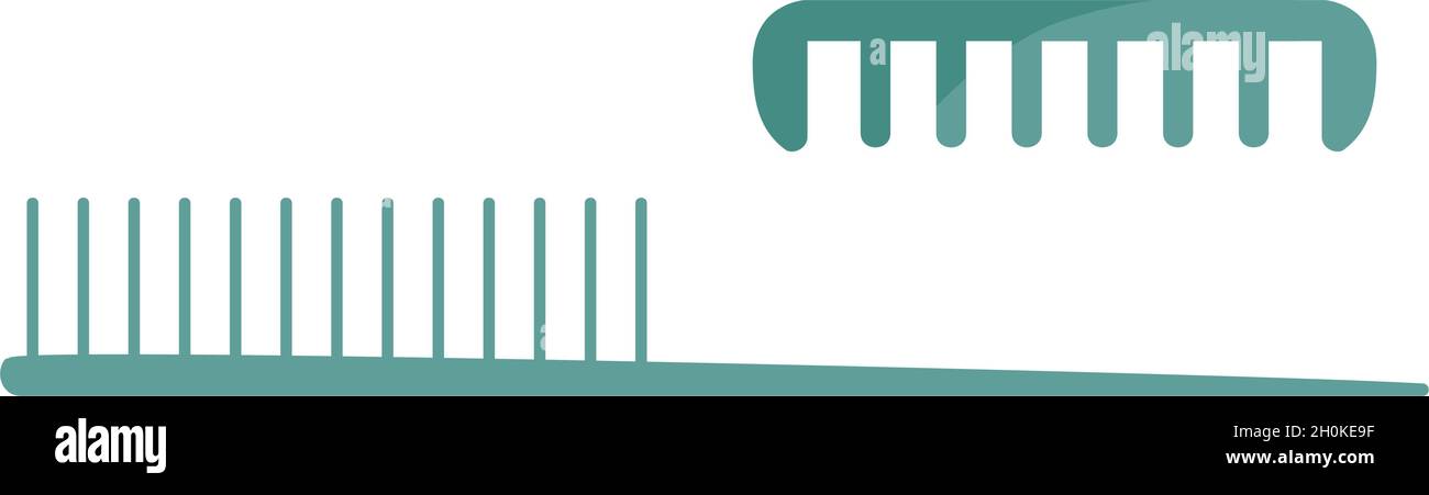 Combs d'illustration vectorielle.Objet isolé sur fond blanc, style de dessin animé. Illustration de Vecteur