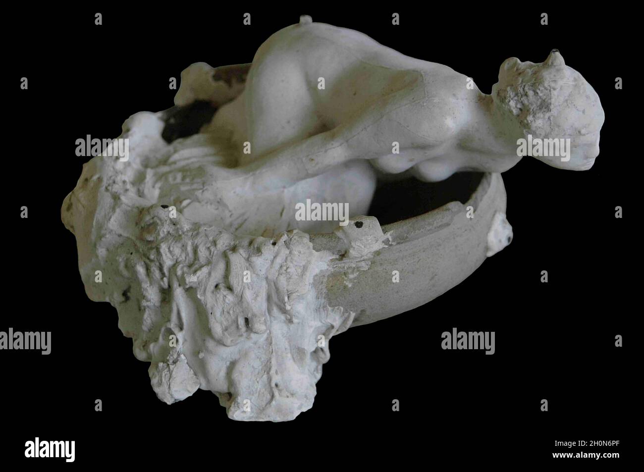 Auguste Rodin (1840-1917). Sculpteur français. La petite fée d'eau. Modèle de marbre S. 1106 exécuté en 1903. Plâtre et céramique. Musée Rodin. Paris. F Banque D'Images
