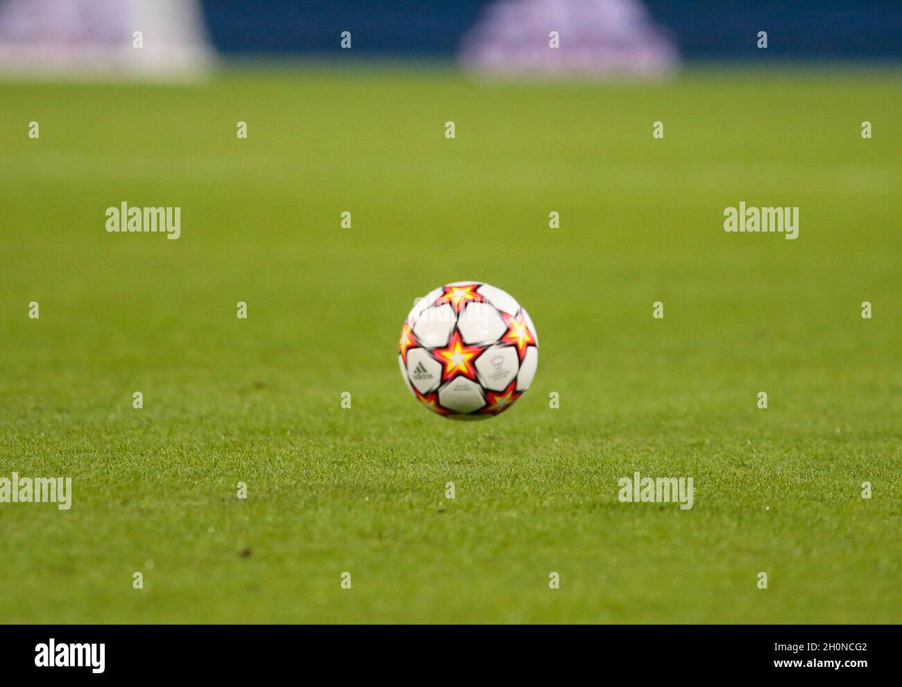 Turin, Italie, 13 octobre 2021, ballon de match pendant la Ligue des champions de l'UEFA, Group A match de football entre le Juventus FC et le Chelsea FC le 13 octobre 2021 au stade Juventus de Turin, Italie - photo Nderim Kacili / DPPI Banque D'Images