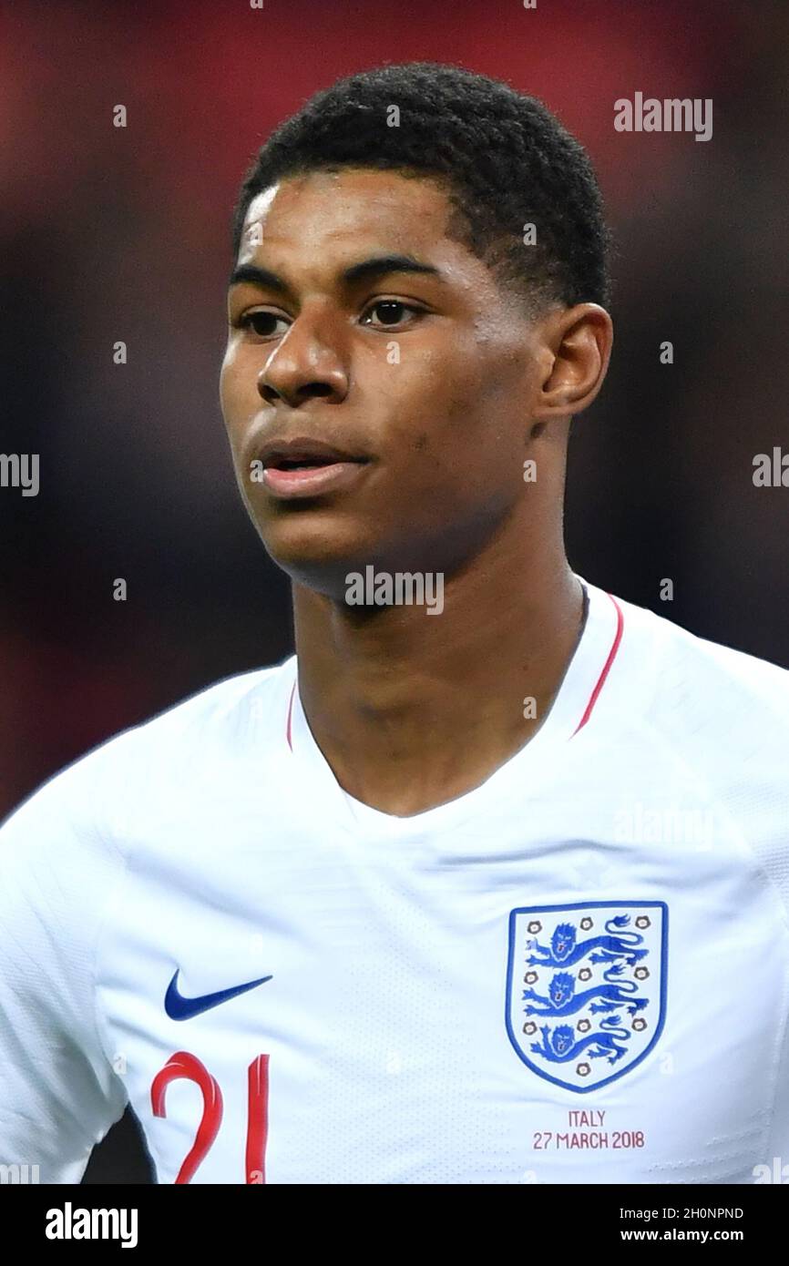 Le Marcus Rashford en Angleterre Banque D'Images