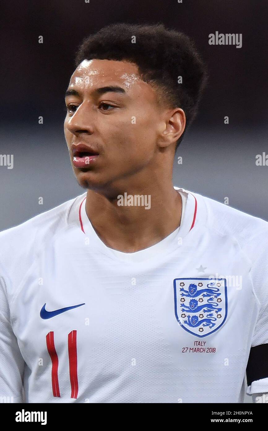 Le Jesse Lingard d'Angleterre Banque D'Images