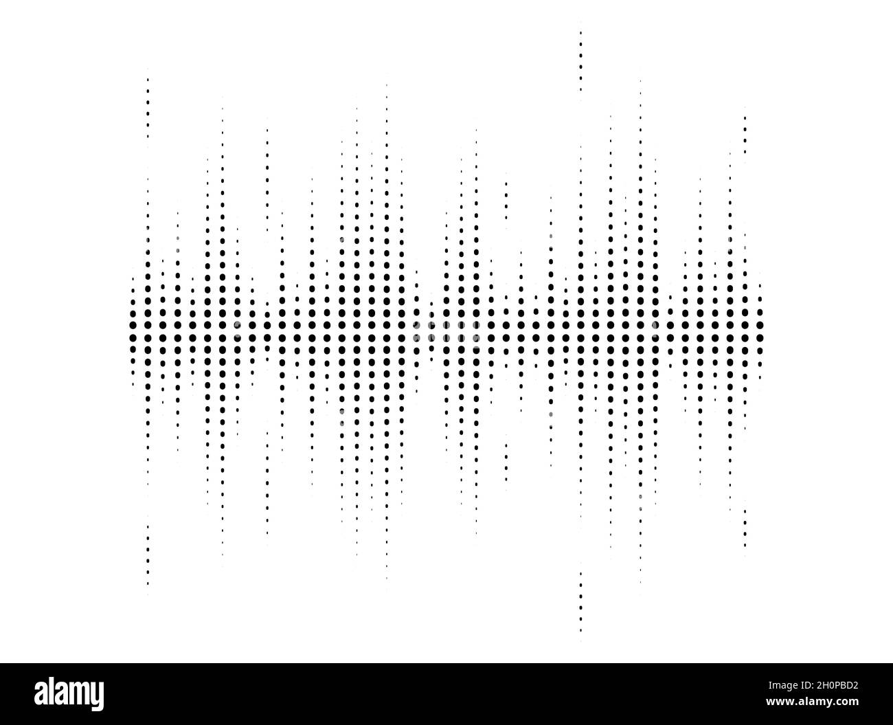 Égaliseur abstrait en pointillés.Points verticaux.Illustration vectorielle d'une image éq Illustration de Vecteur