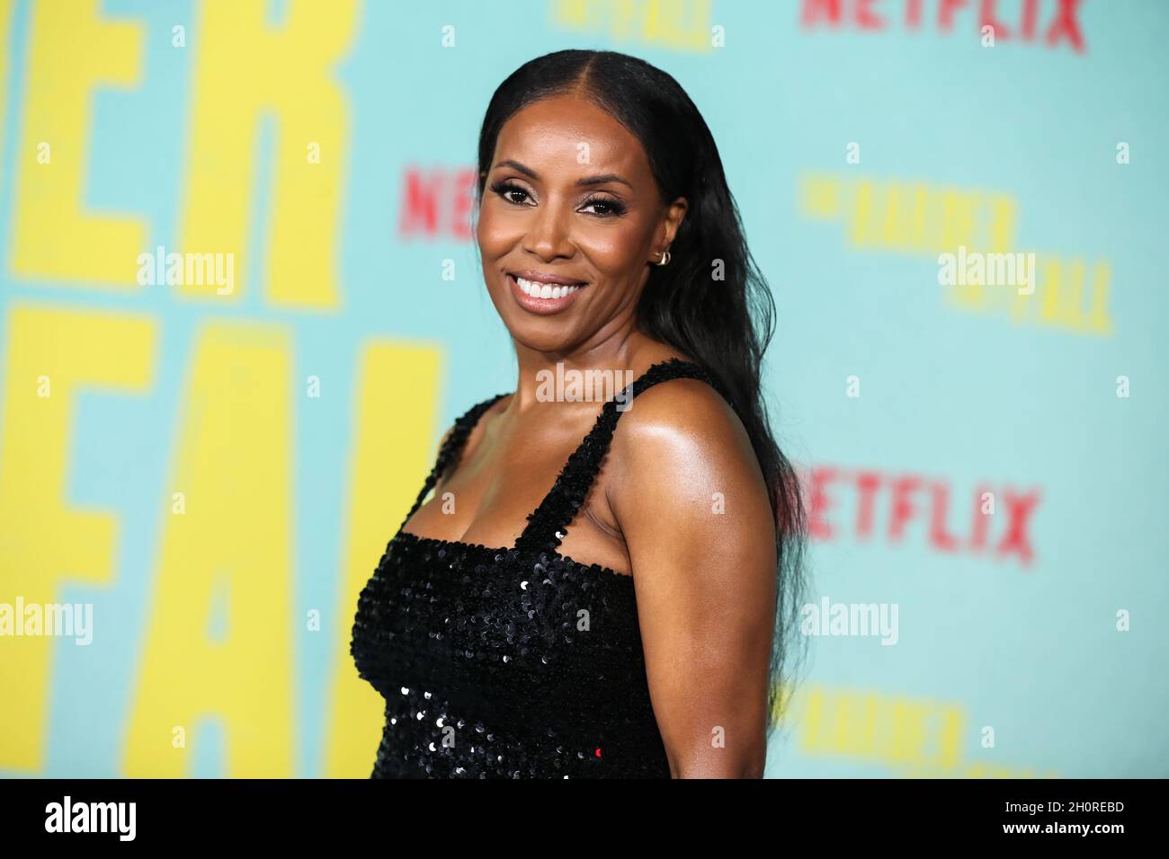 Los Angeles, États-Unis.13 octobre 2021.LOS ANGELES, CALIFORNIE, États-Unis - OCTOBRE 13 : designer de costumes June Ambrose portant Gucci arrive à la première de Netflix 'The Harder ils Fall' qui s'est tenue au Shrine Auditorium et au Expo Hall le 13 octobre 2021 à Los Angeles, Californie, États-Unis.(Photo de Xavier Collin/image Press Agency/Sipa USA) crédit: SIPA USA/Alay Live News Banque D'Images