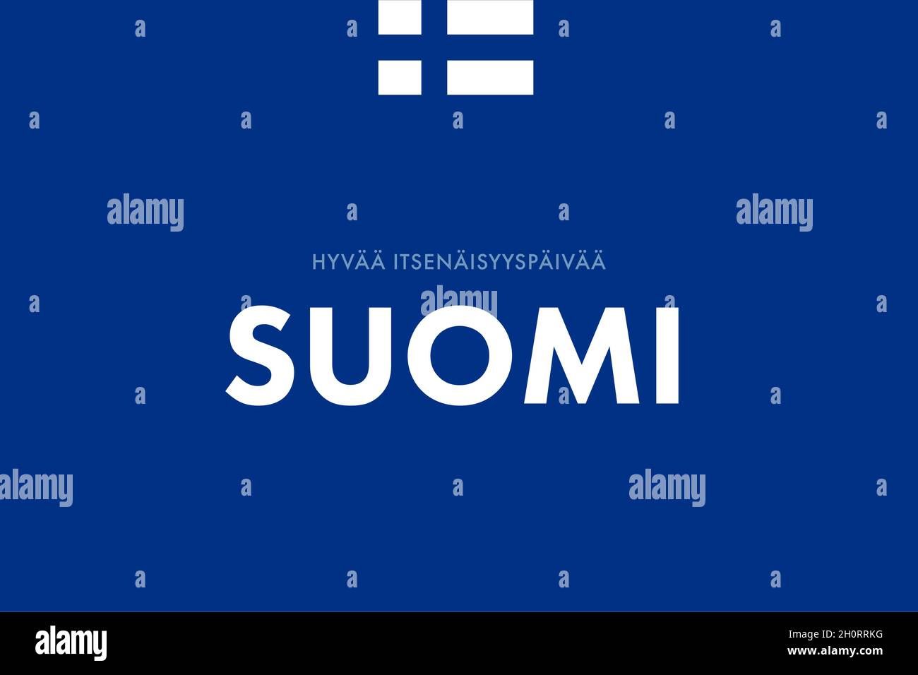 Jour de l'indépendance de la Finlande.(Finition : Hyvää Itsenäisyyspäivää.Traduction: Happy Independence Day, Finlande) décembre 6.Arrière-plan, affiche, carte Banque D'Images