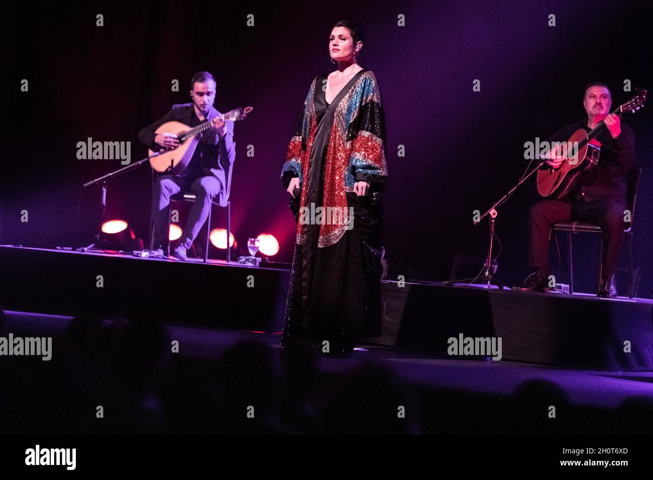 Barcelone, Espagne.2021.09.30. Concert de Fabia Rebordao Singer à Sala BARTS.Photographe: Aitor Rodero. Banque D'Images