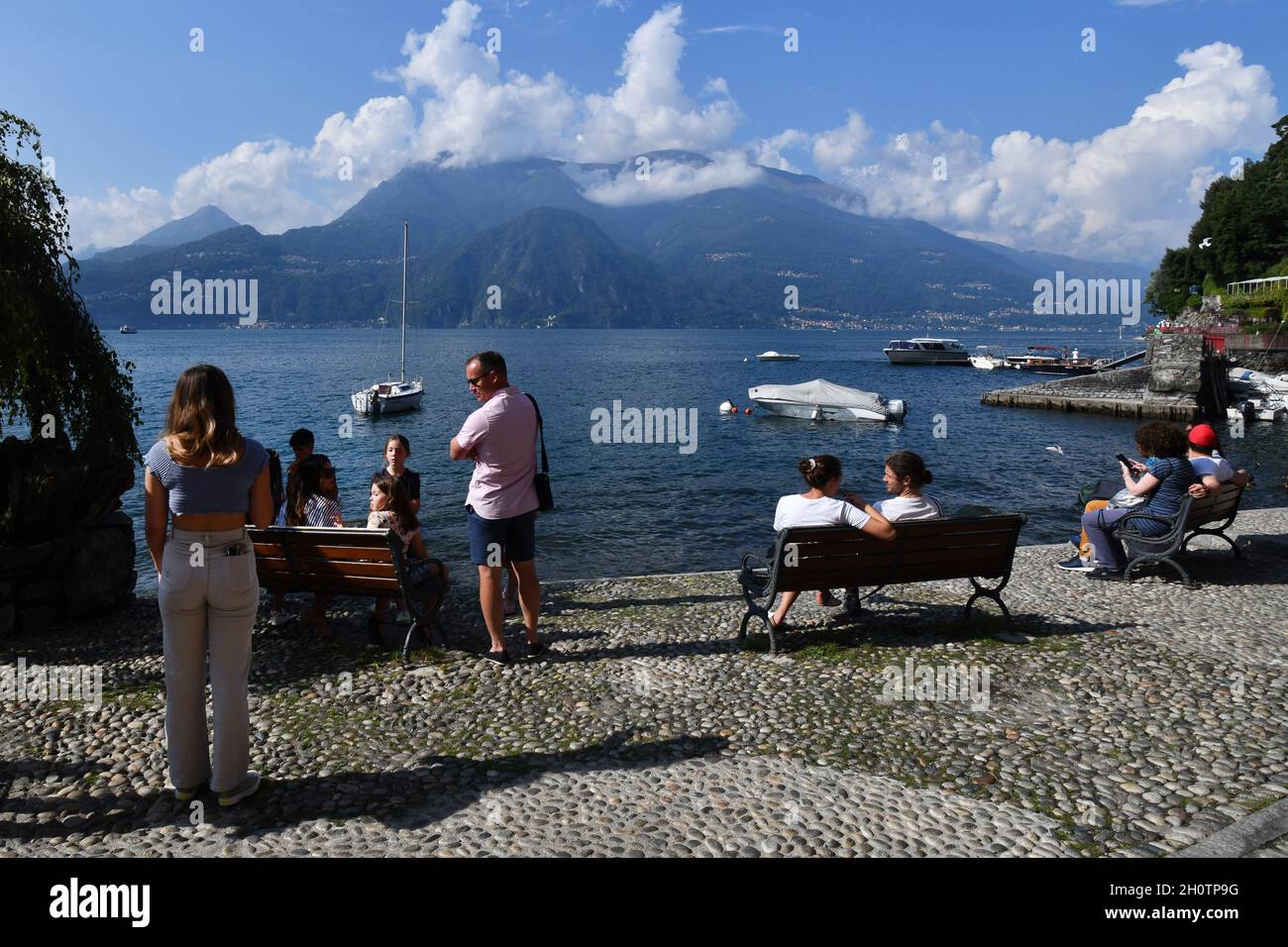 Varenna, Lac de Côme, Italie Banque D'Images