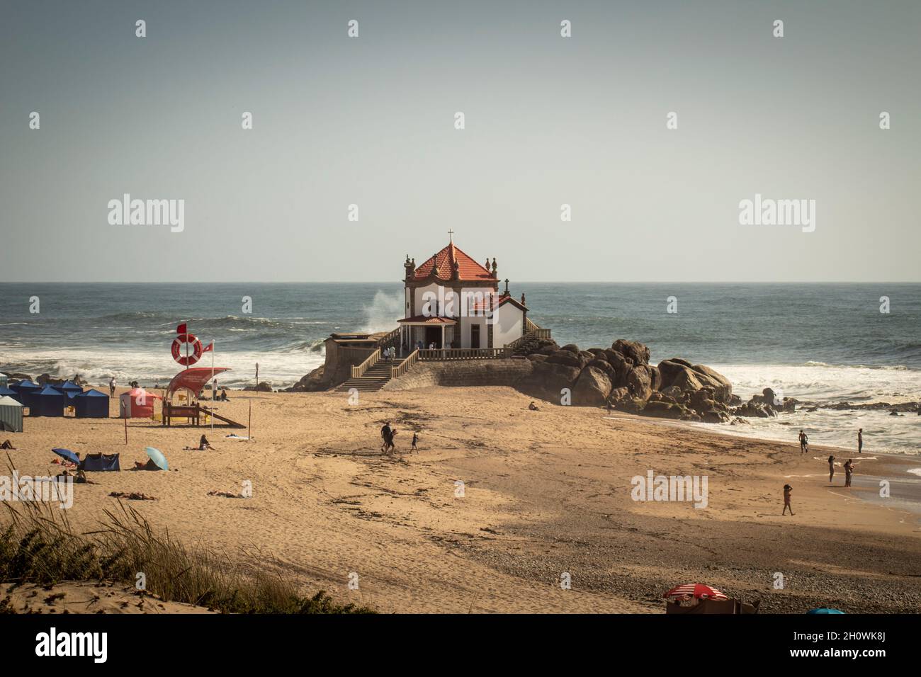 Chapelle en pierre de Miramar Beach Banque D'Images