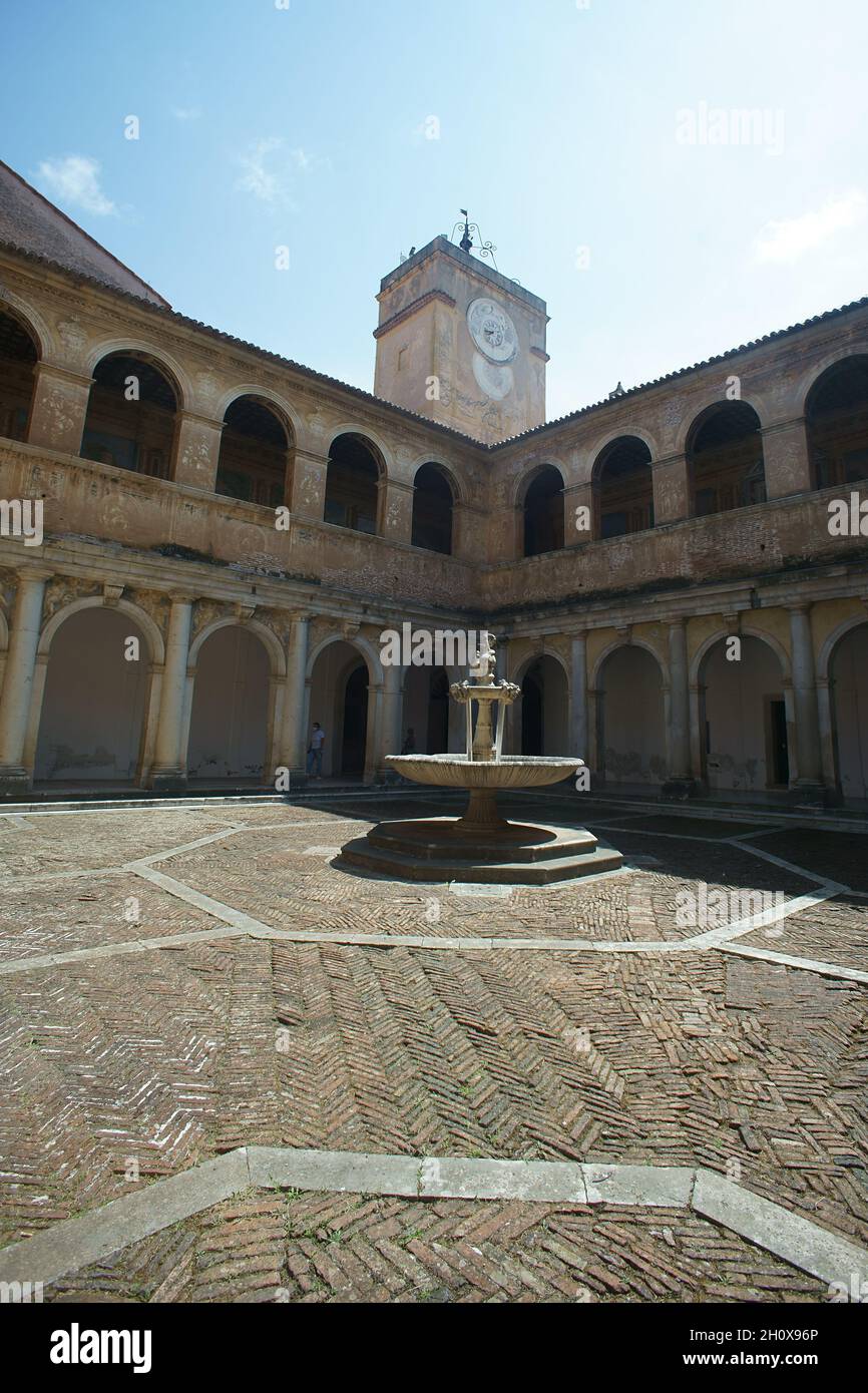 Le Certosa di Padula est un monastère de la province de Salerne, en Campanie, en Italie Banque D'Images