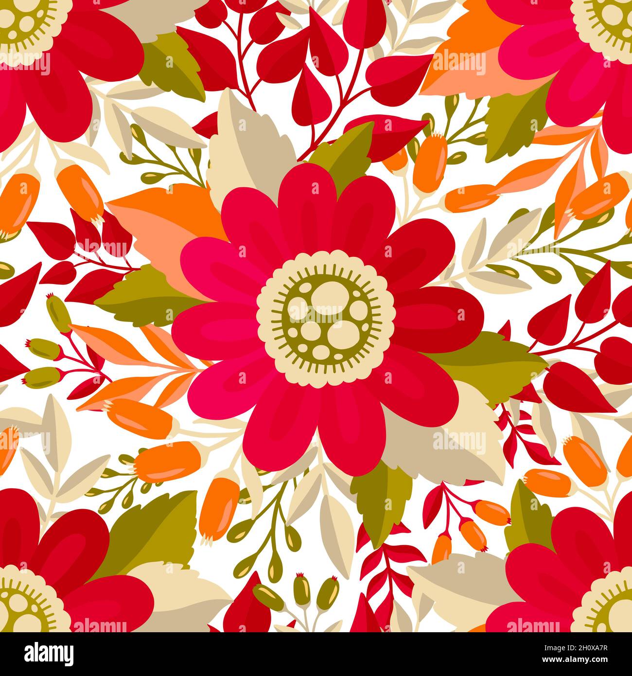 Motif fleuri sans couture.élégant motif floral.imprimé botanique. Imprimé mode. Illustration de Vecteur