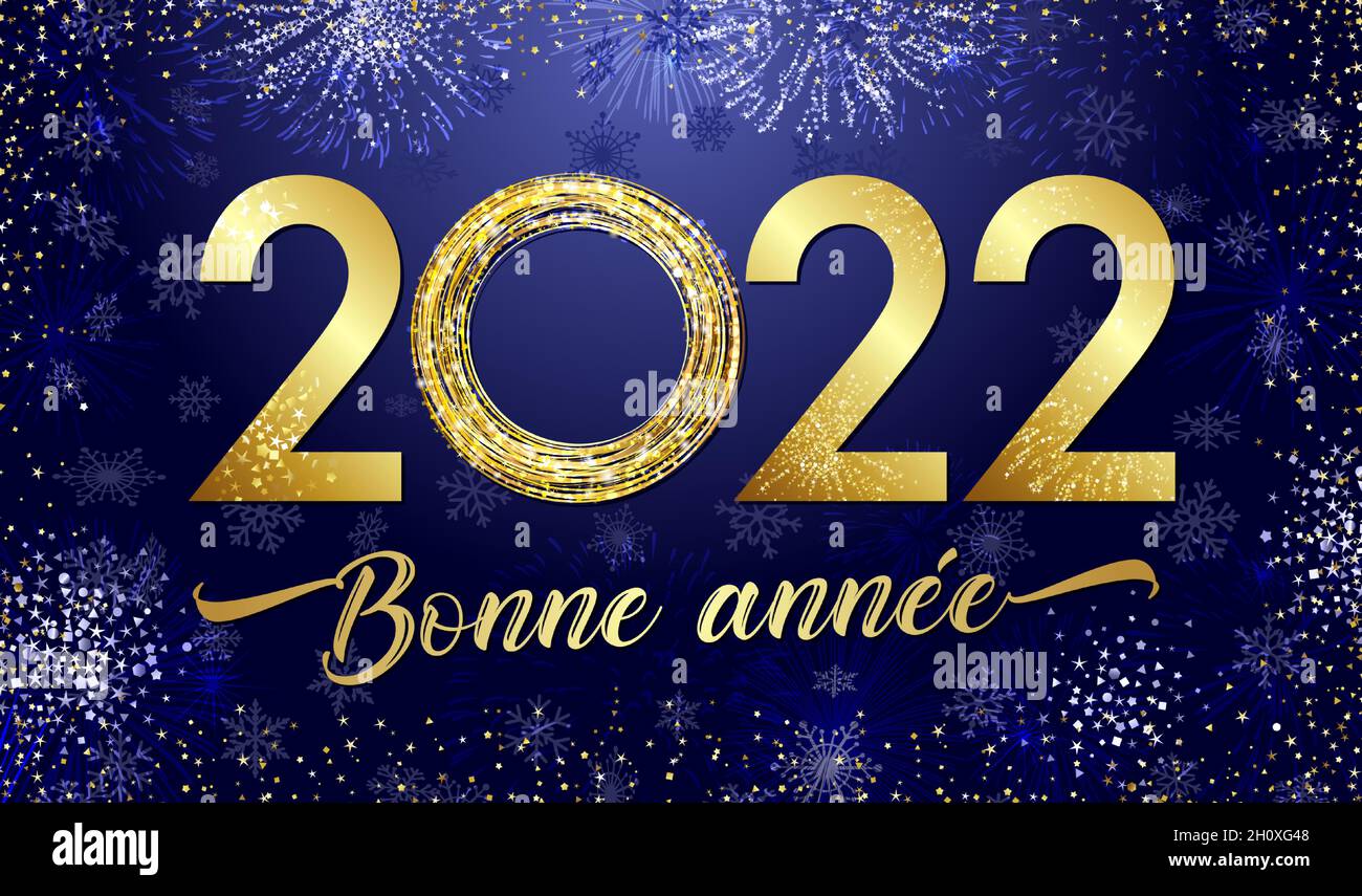 Bonne Année 2022 Francais Banque d&#39;image et photos - Alamy