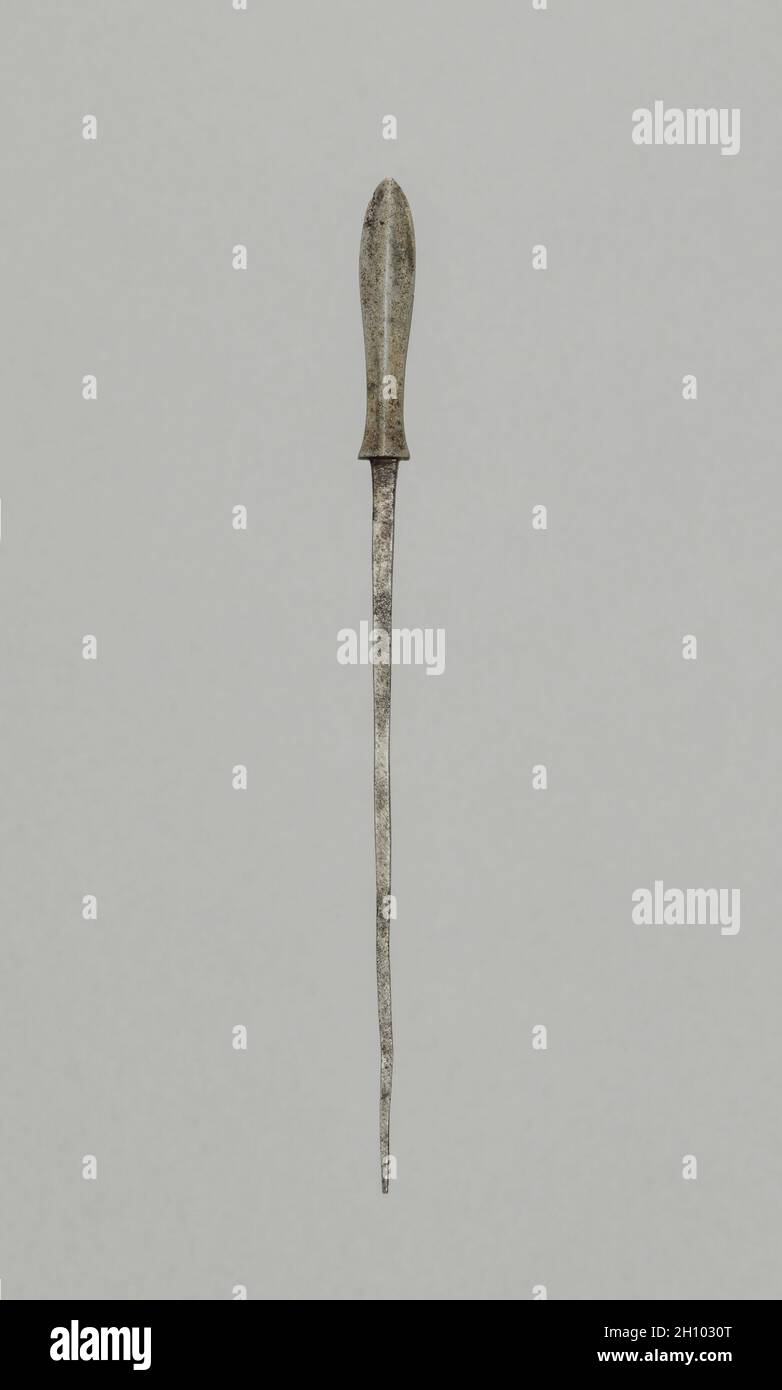 Point de flèche, 1700 s.Japon, période Edo (1615-1868).Acier; hors tout: 16.8 cm (6 5/8 in.); tête: 4.8 cm (1 7/8 in.). Banque D'Images