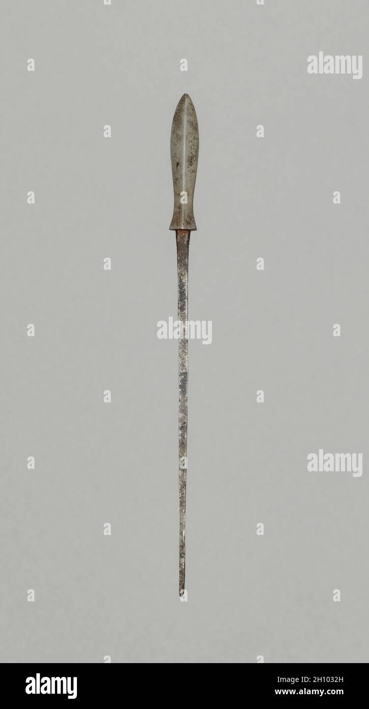Point de flèche, 1700 s.Japon, période Edo (1615-1868).Acier; hors tout: 16.8 cm (6 5/8 in.); tête: 4.7 cm (1 7/8 in.). Banque D'Images