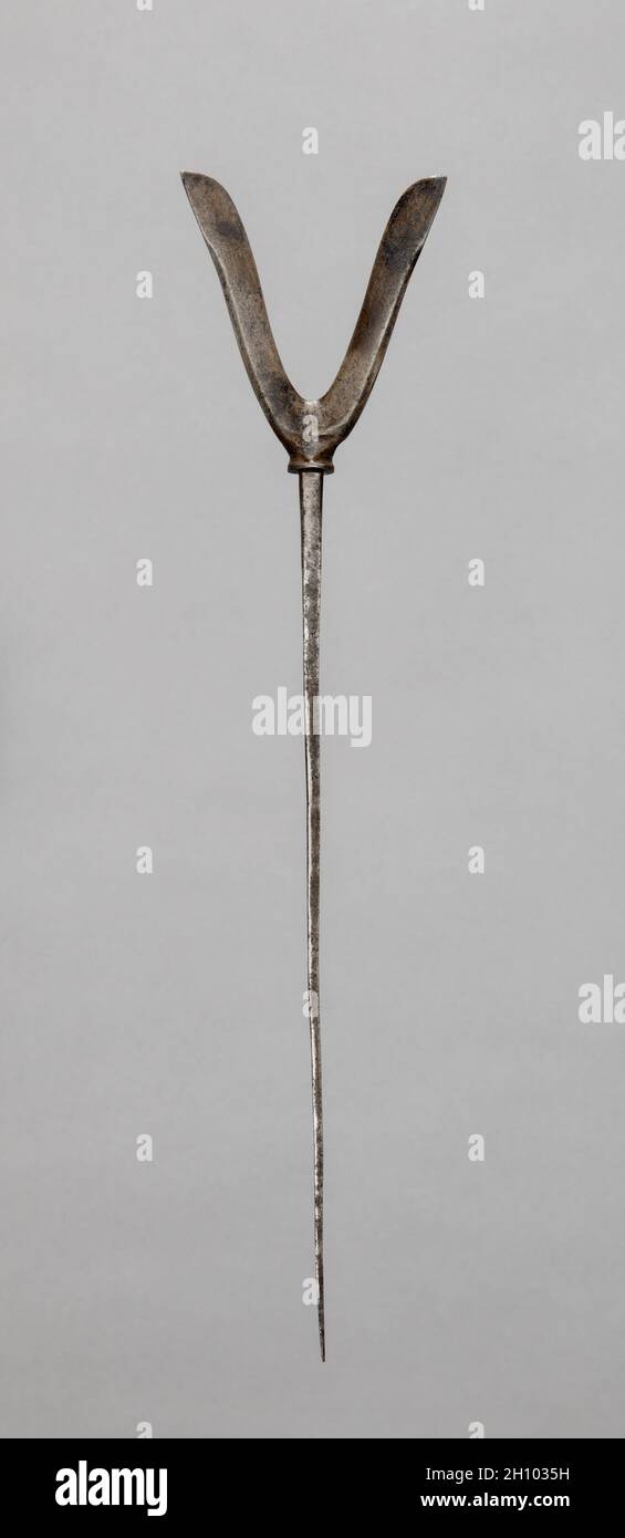 Point de flèche, 1700 s.Japon, période Edo (1615-1868).Acier; hors tout: 28 cm (11 in.); tête: 7.4 cm (2 15/16 in.). Banque D'Images