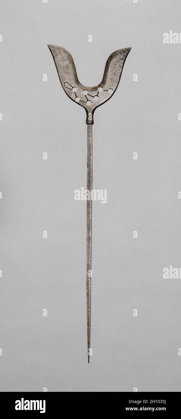Tête de flèche, 1600s.Japon, période Edo (1615-1868).Fer; hors tout: 25.4 cm (10 po). Banque D'Images