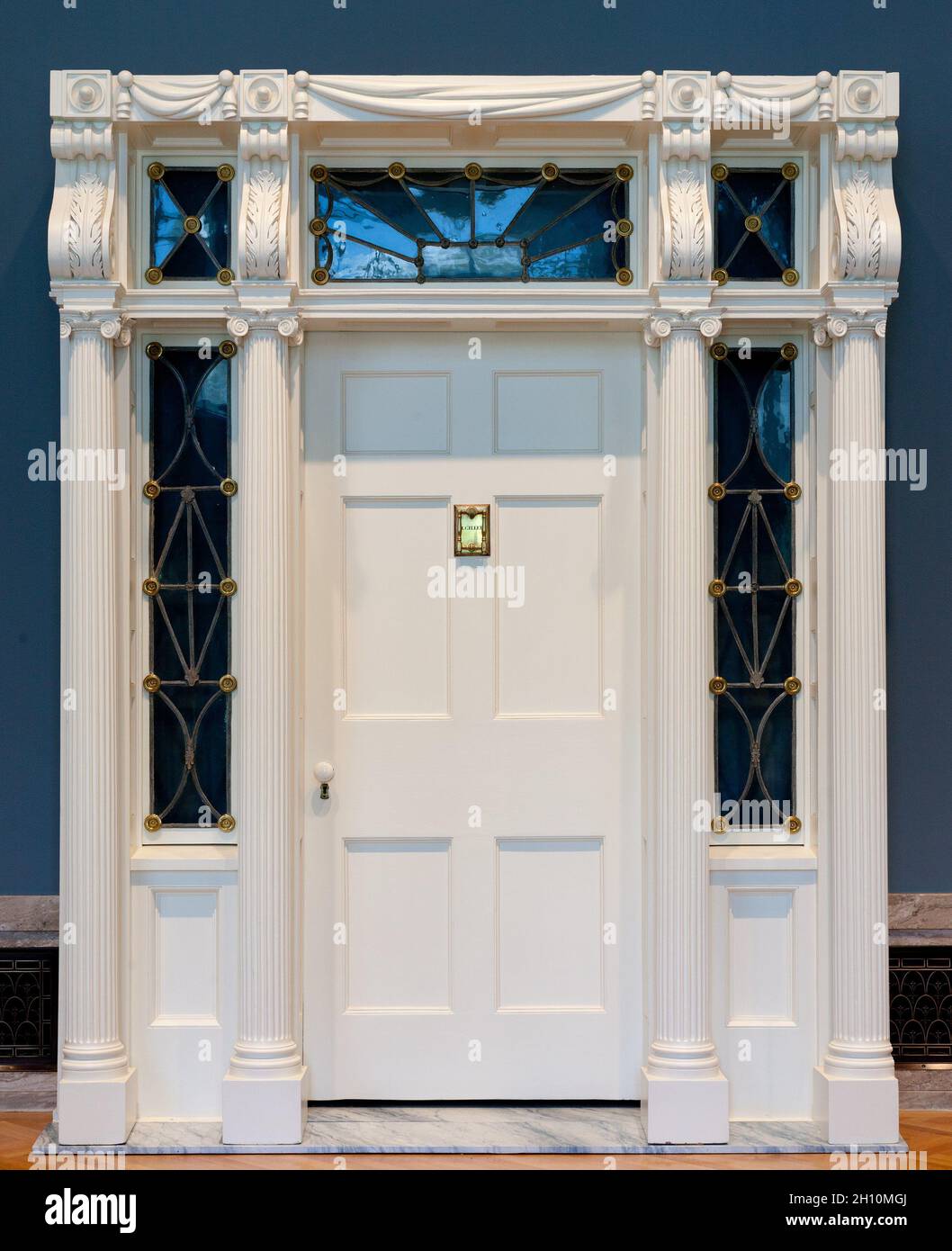Porte de la chambre d'Isaac Gillet, Painesville, Ohio, en 1821. Jonathan  Goldsmith (Américain, 1783-1847),