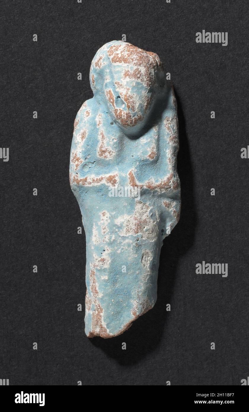 D Shawabty Ditamenpaankh, 715-656 BC. L'Egypte, la fin de période, 25 dynastie. Sols en terre cuite ; total : 4,8 x 1,7 x 1,1 cm (1 7/8 x 11/16 x 7/16 in.). Banque D'Images