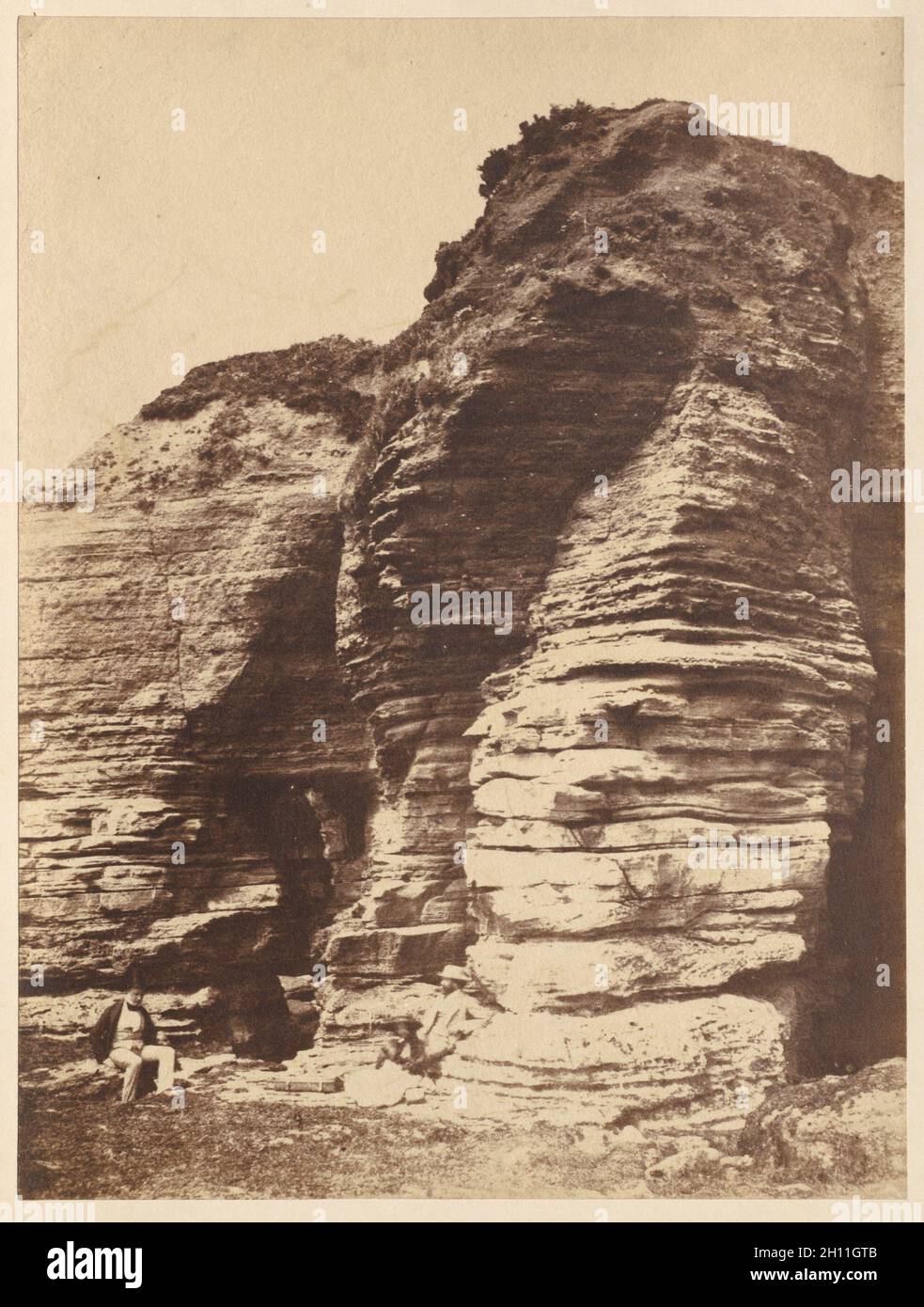Des pierres à Livermead près de Torquay (Angleterre), ch. 1852. Attribuée à John Dillwyn Llewelyn (britannique, 1810-1882). Impression sur papier salé de calotype négatif ; image : 28,5 x 21,4 cm (11 1/4 x 8 7/16 in.) ; enchevêtrées : 50,8 x 40,6 cm (20 x 16 in.). Banque D'Images