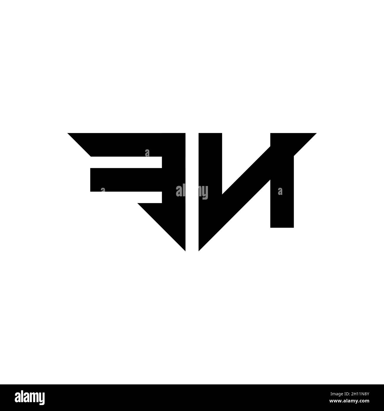 Lettre initiale du monogramme du logo, conception du logo, lettre du logo, modèle de conception du monogramme, initiale du monogramme. Illustration de Vecteur