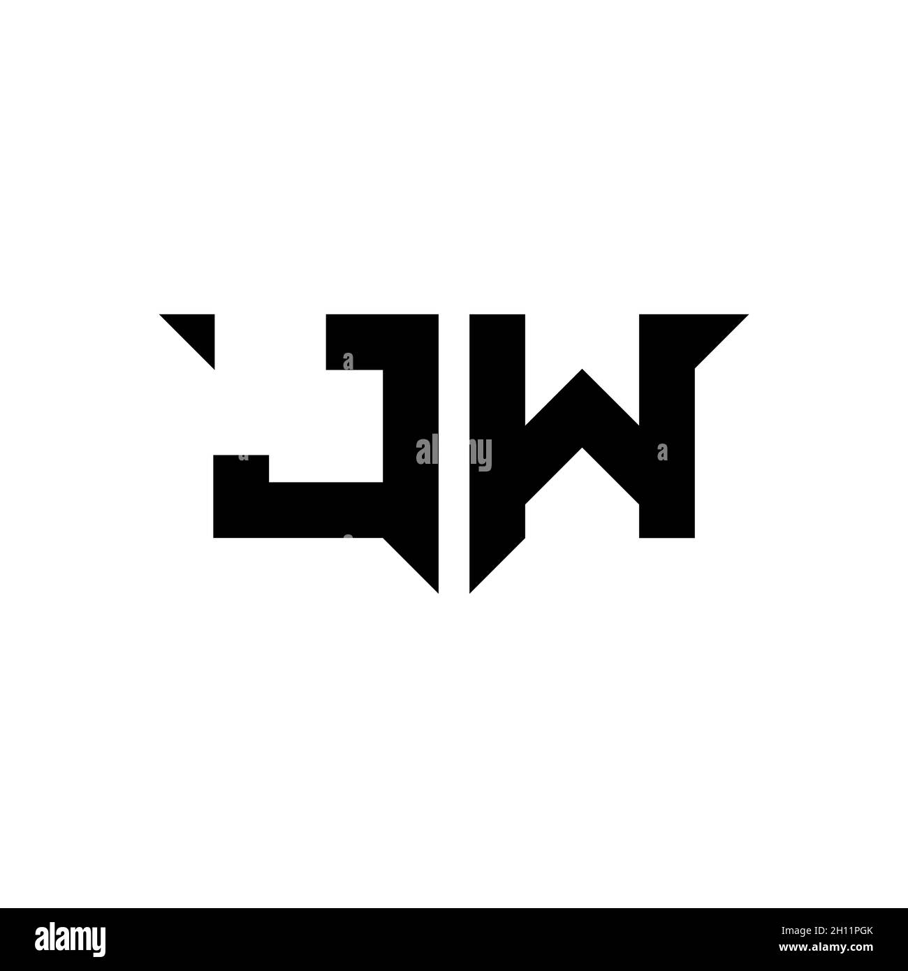 Lettre initiale du monogramme du logo, conception du logo, lettre du logo, modèle de conception du monogramme, initiale du monogramme. Illustration de Vecteur