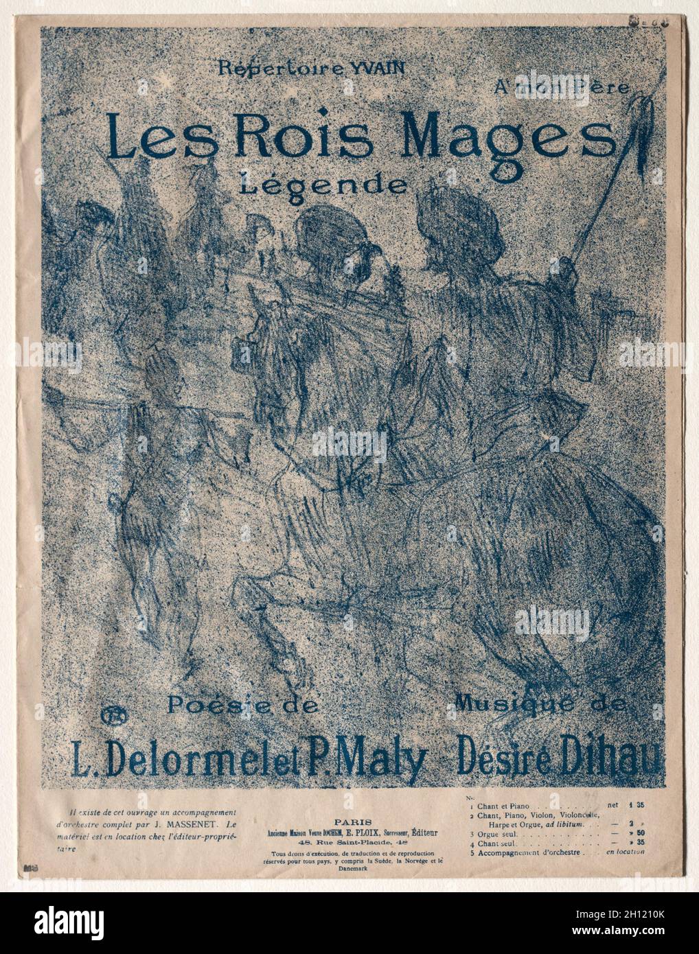 Les RI Mages, 1899.Henri de Toulouse-Lautrec (français, 1864-1901).Lithographie; Banque D'Images