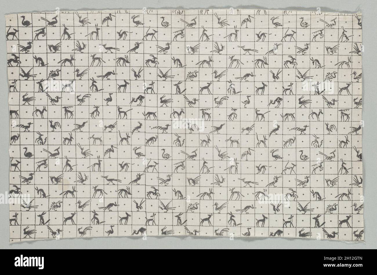 Animaux dans les places, 20e siècle.Allemagne, Munich, 20e siècle.Coton tissé Uni, imprimé; hors tout : 51.4 x 79.1 cm (20 1/4 x 31 1/8 po). Banque D'Images Animaux dans les places, 20e siècle.Allemagne, Munich, 20e siècle.Coton tissé Uni, imprimé; hors tout : 51.4 x 79.1 cm (20 1/4 x 31 1/8 po). Banque D'Images