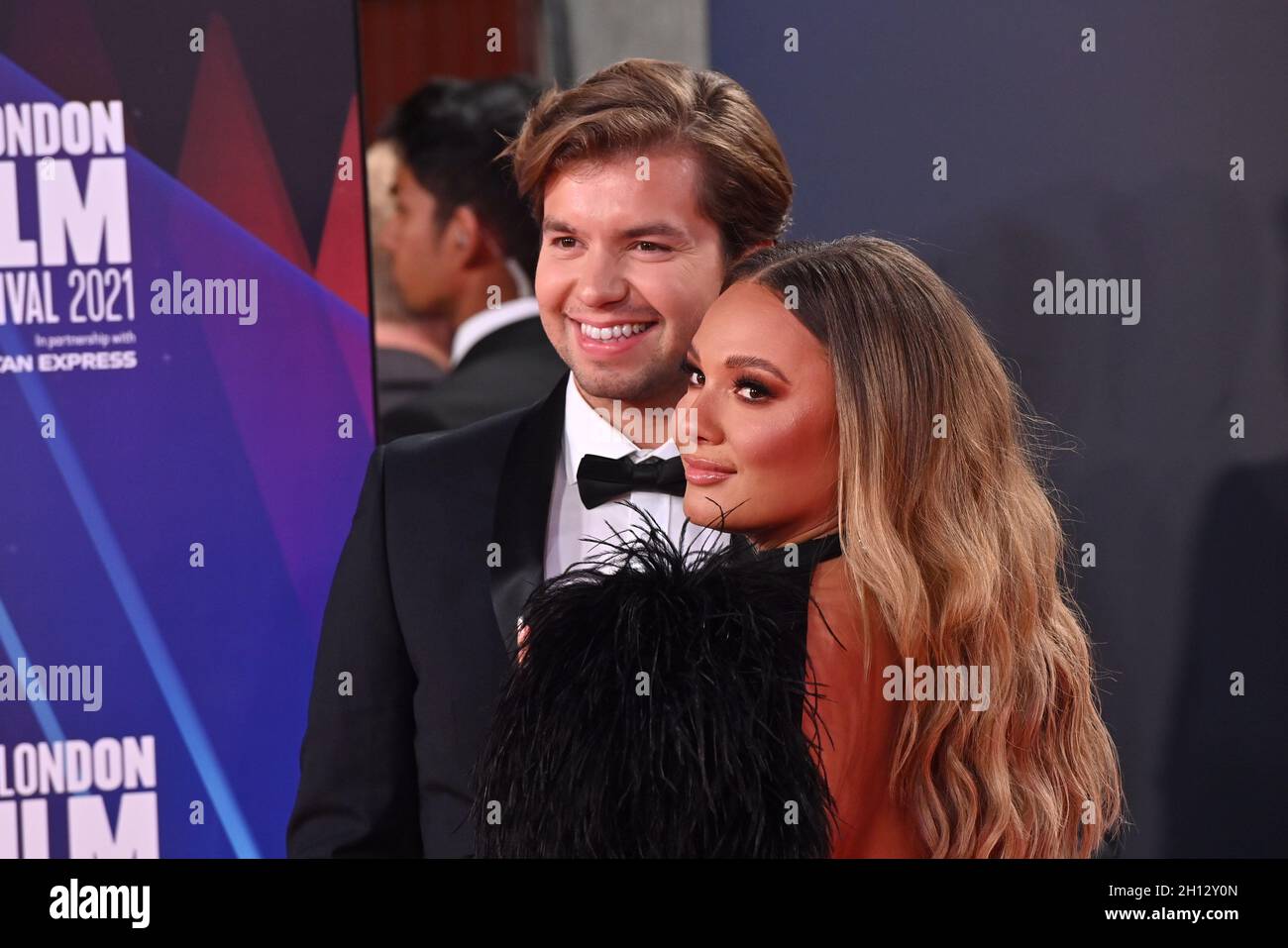 Londres, Royaume-Uni.15 octobre 2021.Sonny Jay et Lauren Faith arrivent pour la première mondiale de la « concession », au Royal Festival Hall de Londres pendant le BFI London film Festival.Date de la photo: Vendredi 15 octobre 2021.Le crédit photo devrait se lire: Matt Crossick/Empics/Alamy Live News Banque D'Images