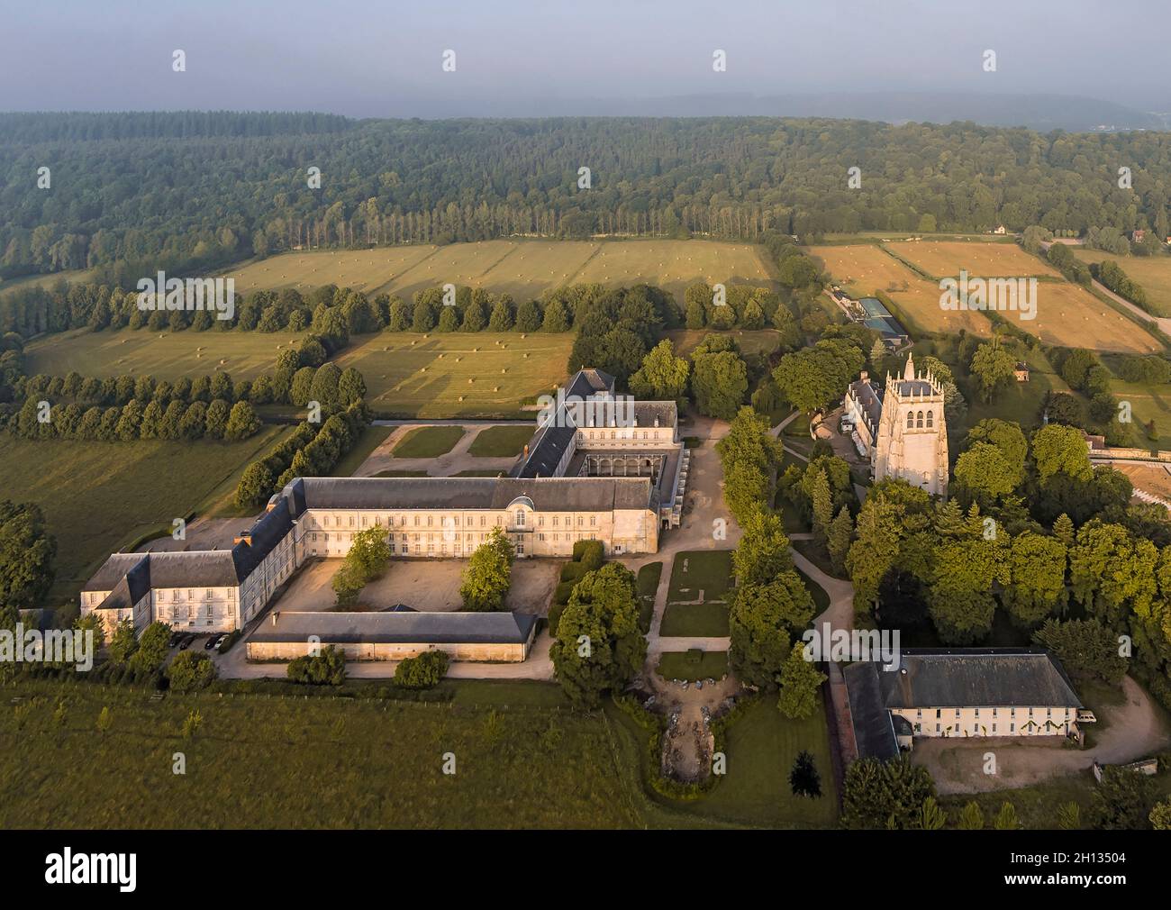 FRANCE - EURE (27) - ABBAYE DE BEC HELLAIN Banque D'Images