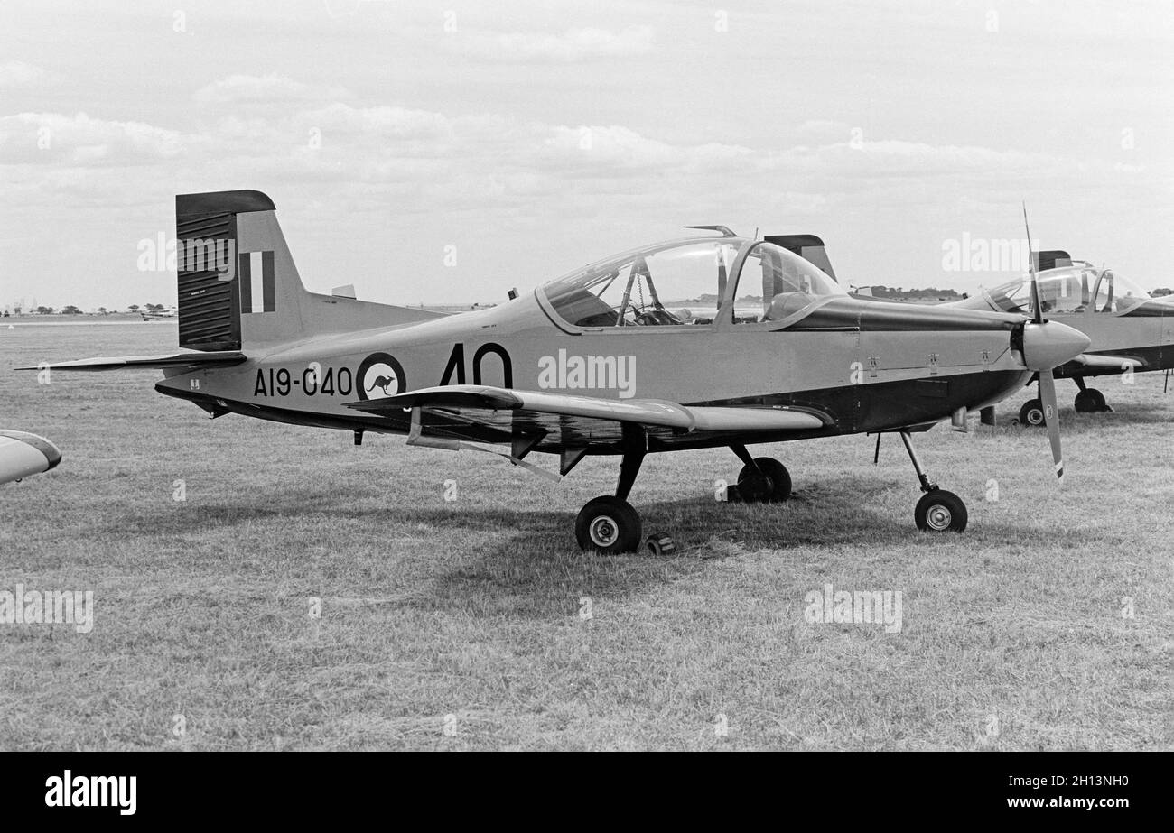 A Royal Australian Air Force, RAAF, CT-4A Airtrainer, numéro de série A19-040. Banque D'Images