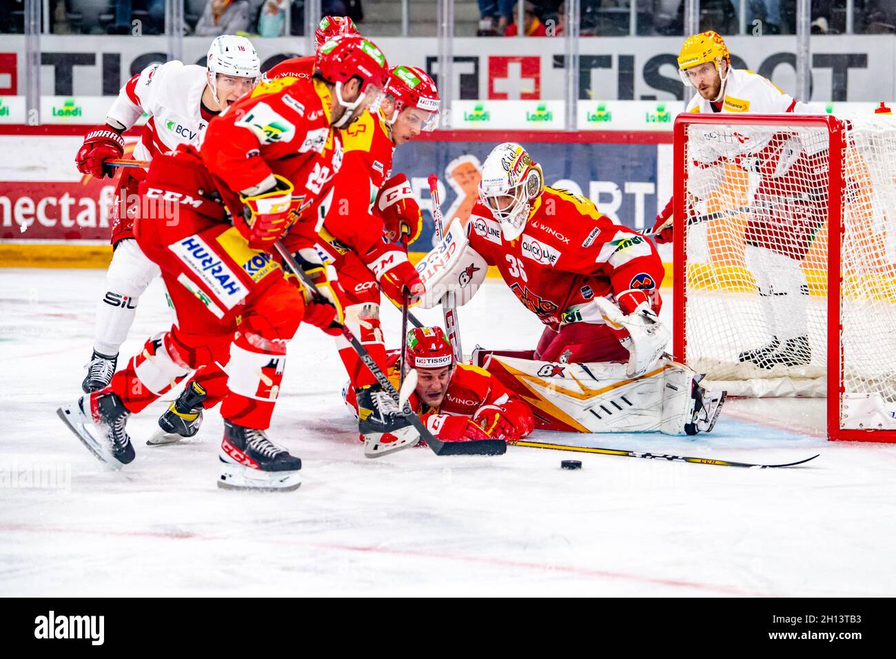 15.10.2021 Biel Tissot Arena NL EHC Biel Bienne Lausanne HC