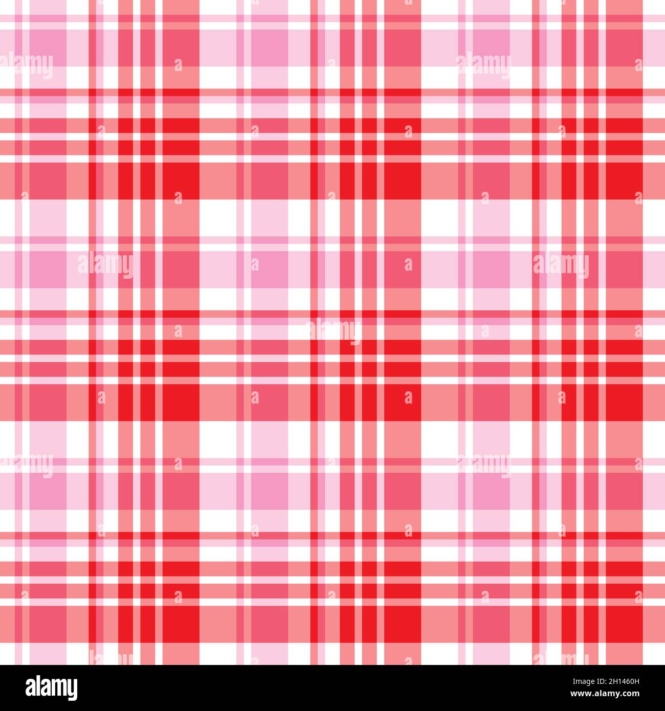 Vérifier le motif en tissu écossais sans couture. Fond vectoriel d'ornement textile. Tissu plat. Tartan. Illustration de Vecteur