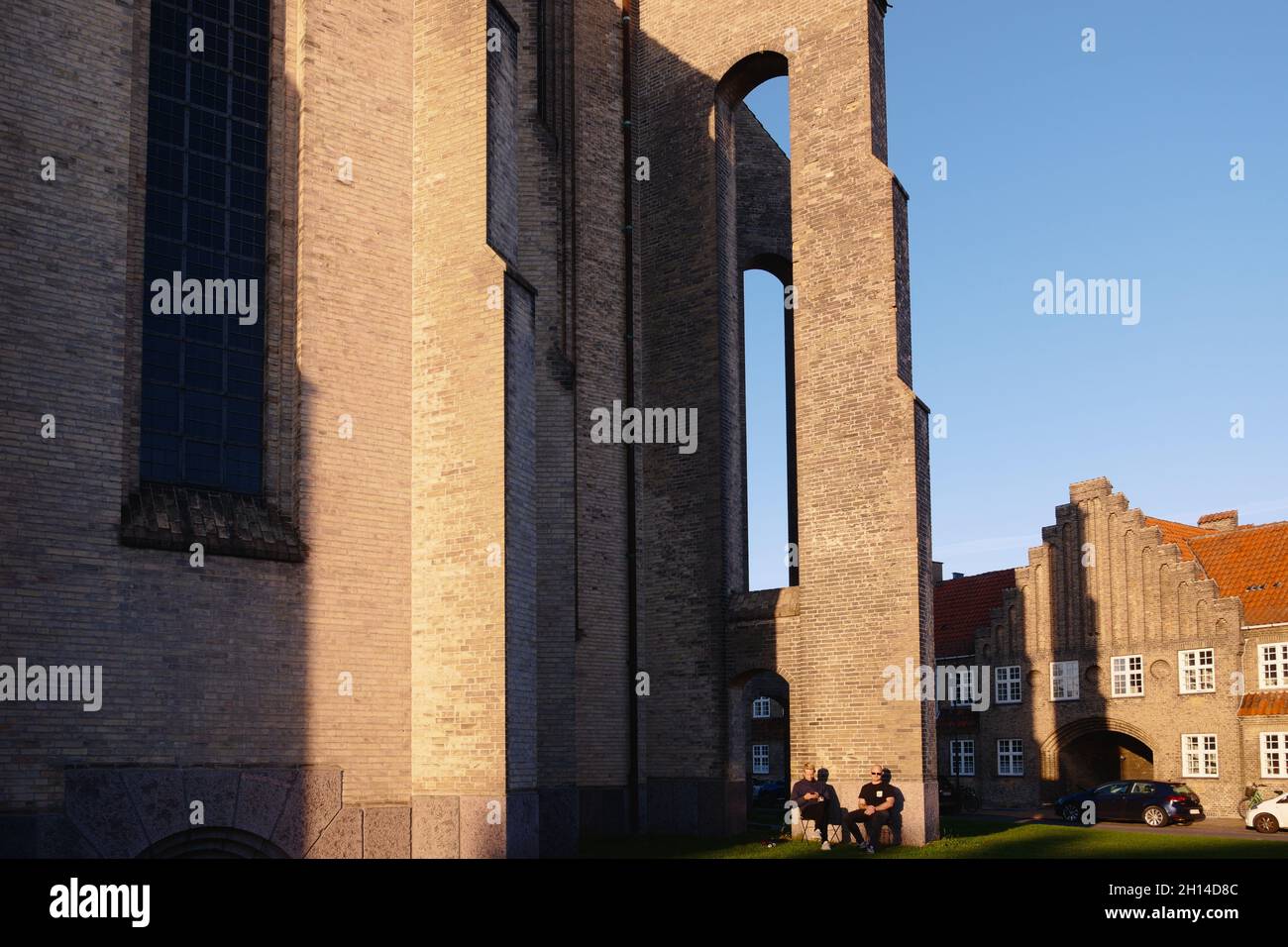 Église Grundtvig (Grundtvigs Kirke), par Peder Vilhelm Jensen-Klint (1940), quartier de Bispebjerg, Copenhague, Danemark, Scandinavie,Octobre 2021 Banque D'Images
