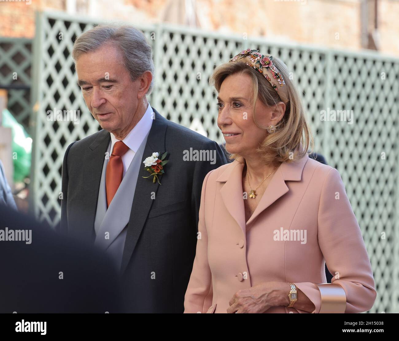 Venise, Italie.16 octobre 2021.Invités du mariage entre Alexandre Arnault et Geraldine Guyot crédit: Agence de photo indépendante/Alamy Live News Banque D'Images