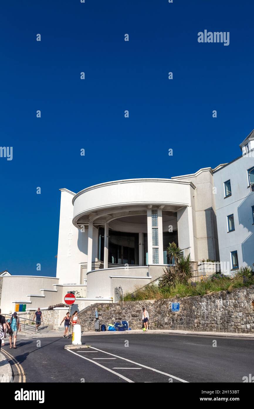 Extérieur de Tate St Ives, St Ives, Cornwall, Royaume-Uni Banque D'Images