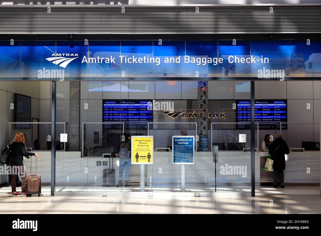 Politique sur les bagages enregistrés | Amtrak