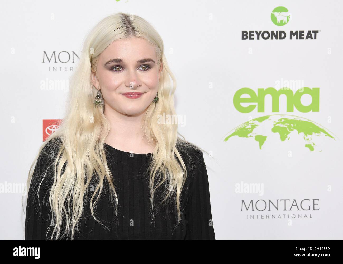 Los Angeles, États-Unis.16 octobre 2021.Harlow Jane arrive au Gala 2021 des prix de l'Association des médias environnementaux (EMA) qui s'est tenu à la boîte de vitesses LA à Van Nuys, CA, le samedi 16 octobre 2021.(Photo par Sthanlee B. Mirador/Sipa USA) crédit: SIPA USA/Alay Live News Banque D'Images