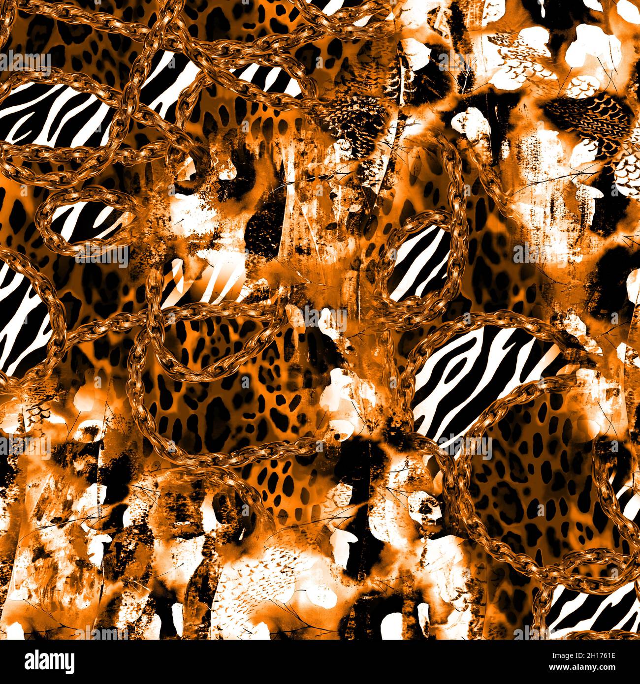 Mode inspirations et Collage Pattern Works Banque D'Images